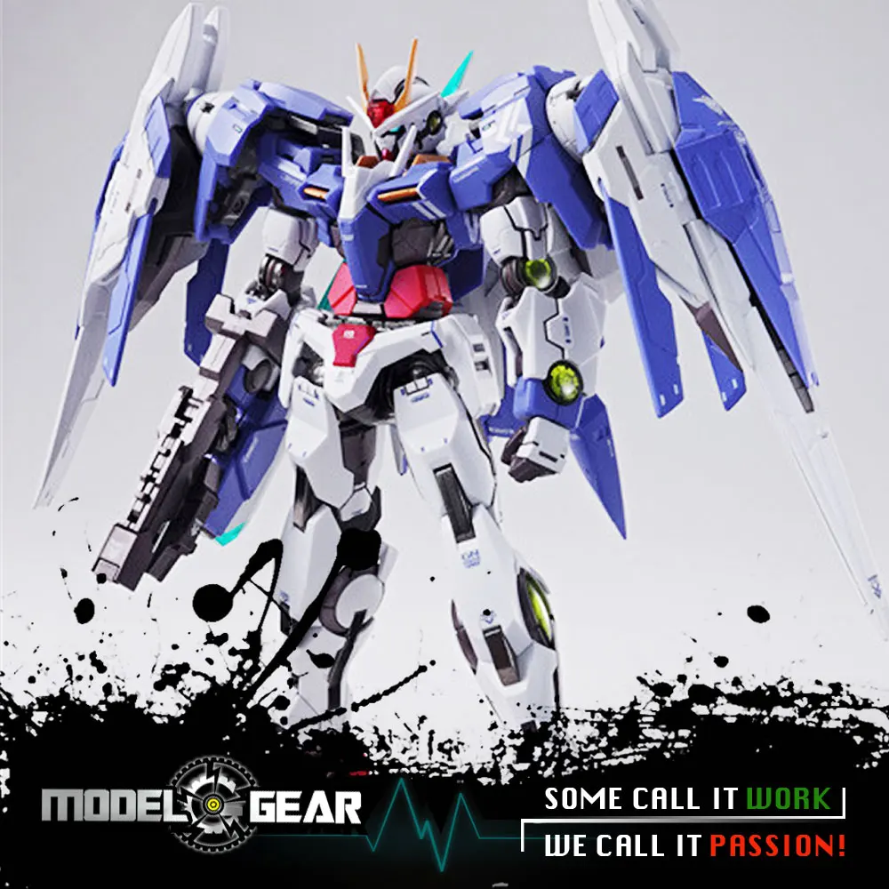 MC Metal Gear 00 Raiser 1/100 Metal build MB GN-00+GNR-010 Blue Colour