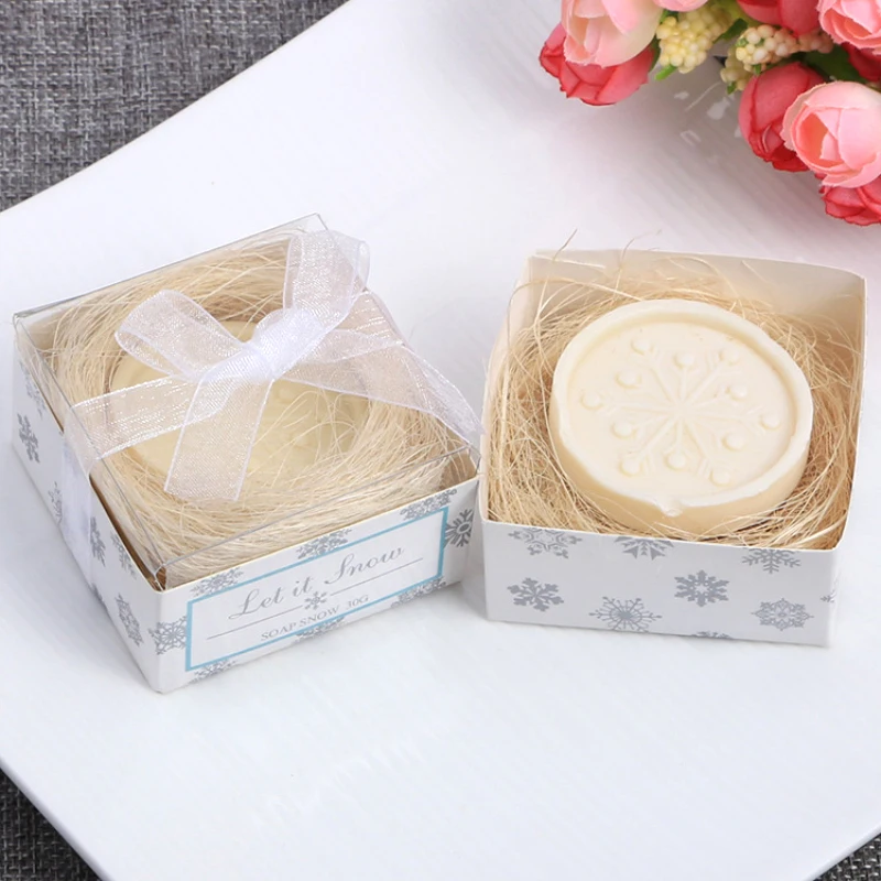 Wholesale Mini Soap Cute Shape Wedding Supplies Gift Small Small Boxed Soap Creative Small Gift Convenience Wedding Gift TSLM1