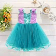 Летнее платье принцессы для девочек детское Брендовое платье года праздничная одежда для причастия костюм для девочек 6 лет