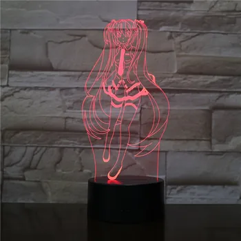 

Hatsune Miku Figure Bedside USB 3D LED Night Light Multicolor RGB Boys Child Kids Baby Gifts Decorative lights Music Table Lamp