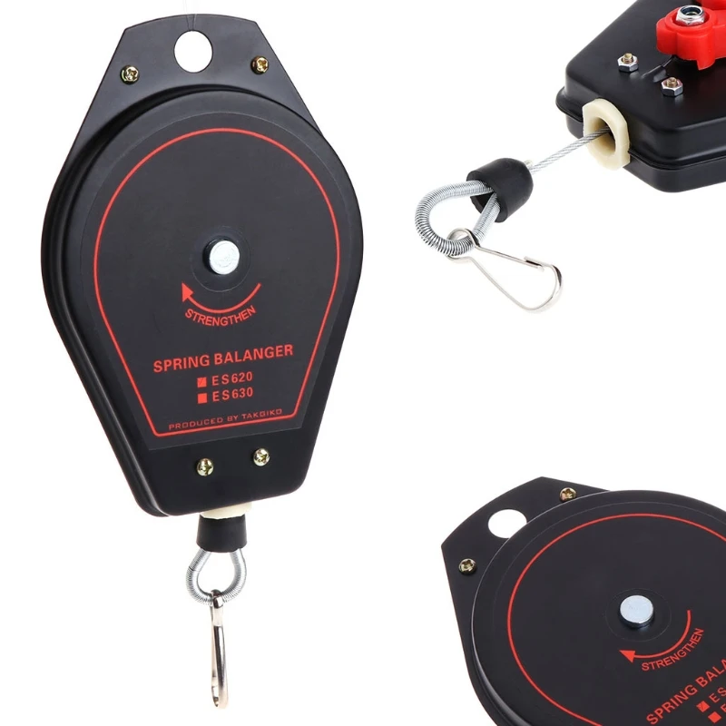 

Spring Balancer Holder Ergonomic Hanging Retractable 0.6-2kg/1.5-3.0kg Scale Electric Screwdriver Balancer