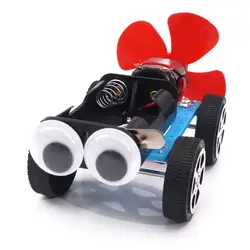 Наука и технология мелкого производства Развивающие игрушки для детей воздушный автомобиль ветер модель автомобиля Строительство