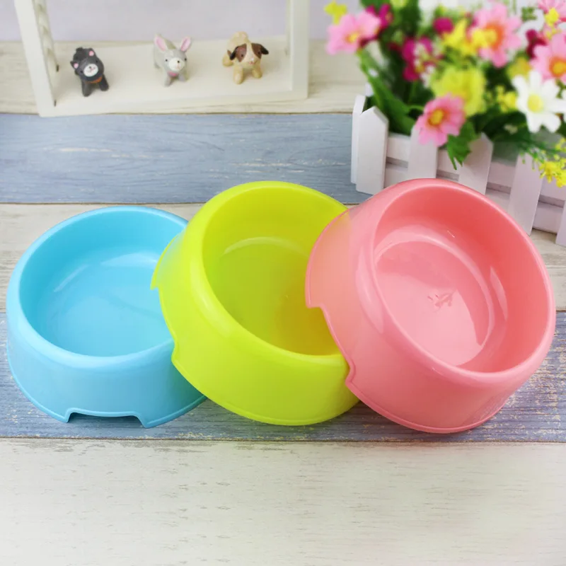 Pet Cat Food Bowls Hot Sale Bamboo Fiber Cat Bowl Plastic Water Food