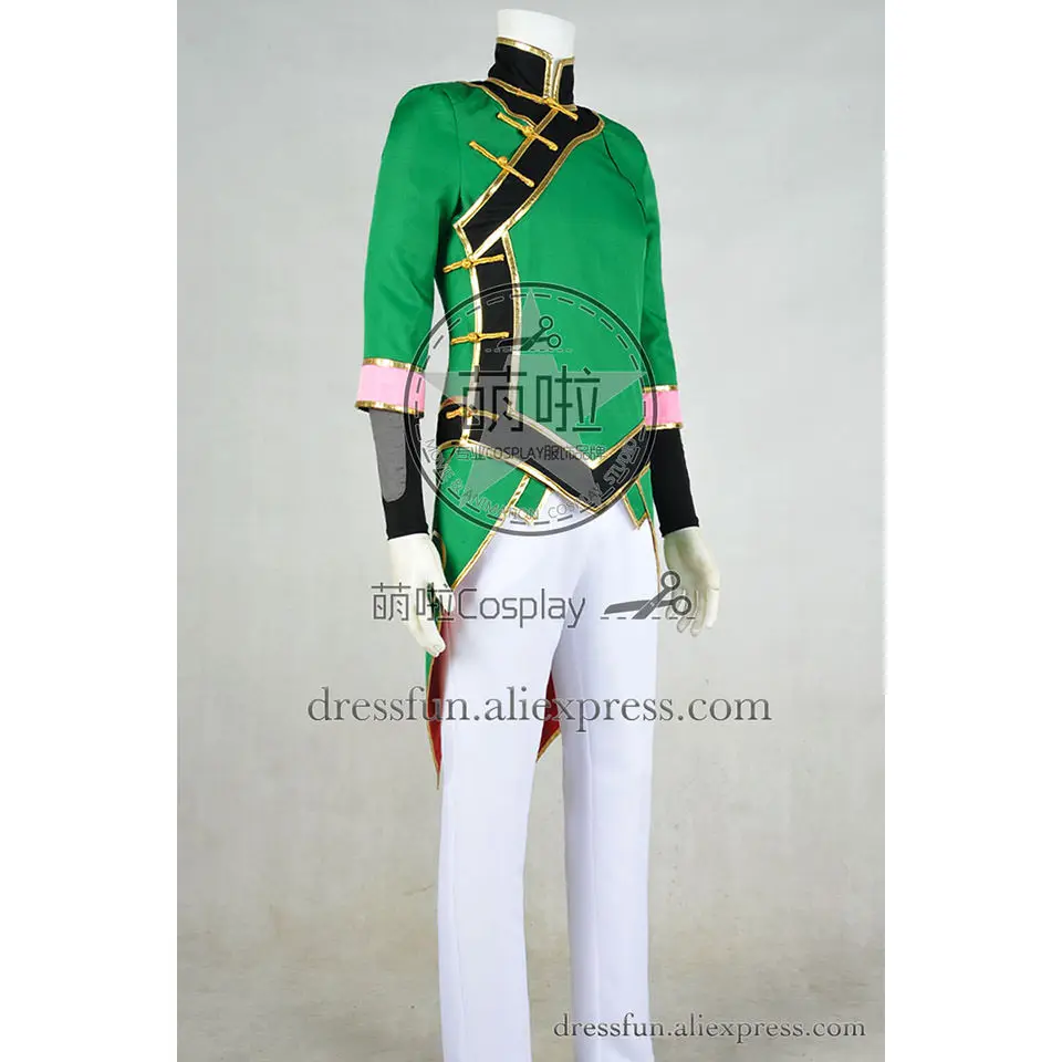 RWBY Cosplay Lie Ren Costume Green Uniform Comfortable Outfit High Quality Cool