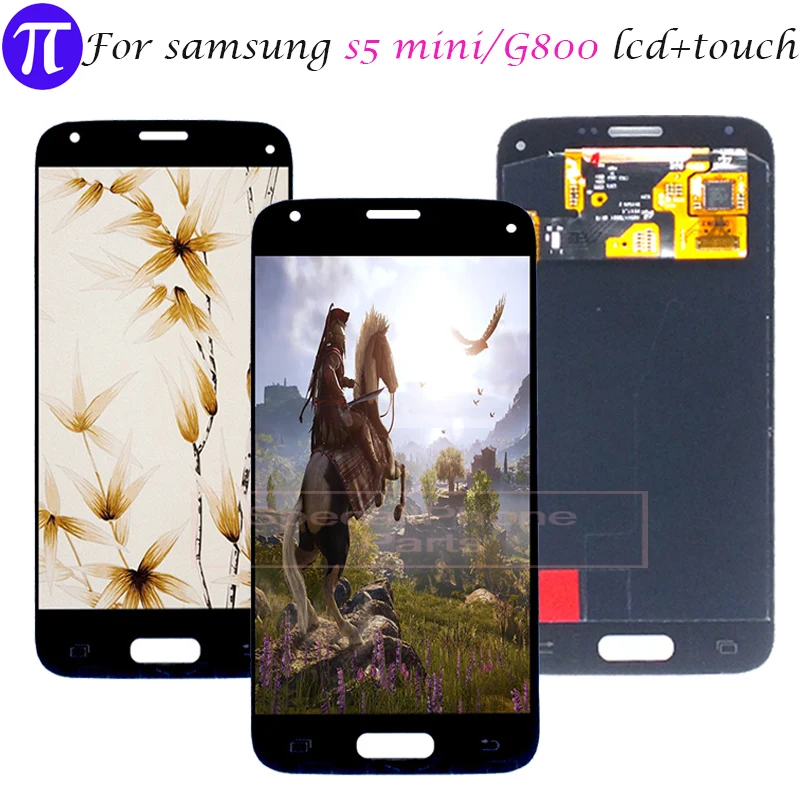 

100% Tested For SAMSUNG Galaxy S5 Mini LCD Display for Samsung G800F S5 MINI LCD Touch Screen Digitizer Assembly with free tools
