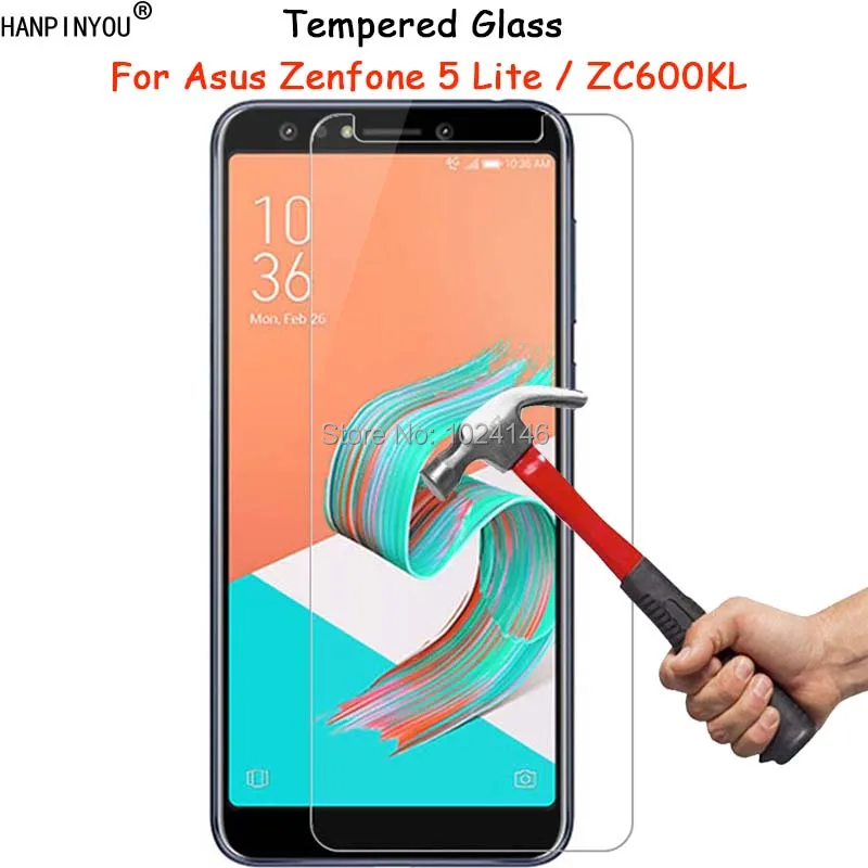 For Asus Zenfone 5 Lite ZC600KL 6.0" Clear Tempered Glass Screen Protector Ultra Thin Explosion
