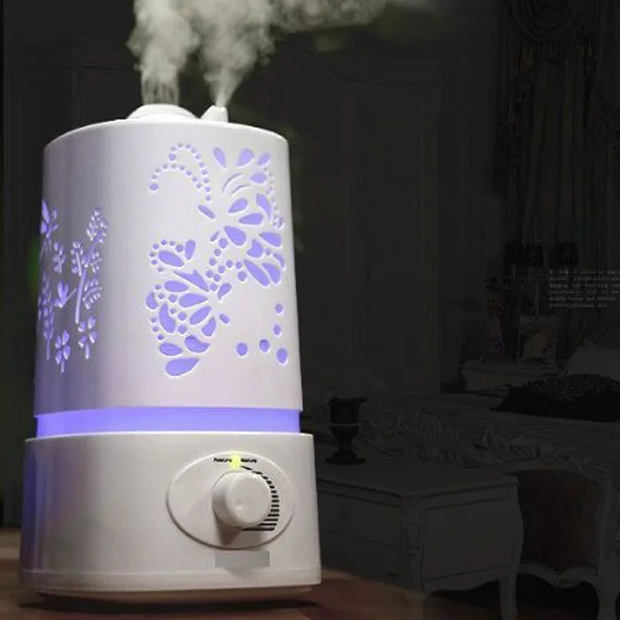 

FIMEI 5 In 1 Humidifier Multifunctional Ultrasonic Aroma Humidifier Aroma Oil Diffuser Air Purifier Ioniser LED Light Lamp 1.5L