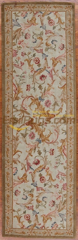 

Savonnerie Needle-point Hand-woven Wool Rug Handwoven Home Decor Rectangular Carpet Southwestern Style Natural Sheep Wool