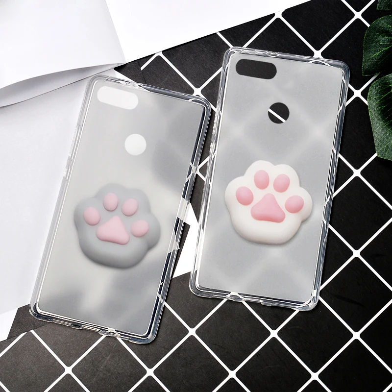 Чехол для телефона Fly FS521 Случаи Прекрасный Мультфильм Squishy Cat Мягкий силиконовый