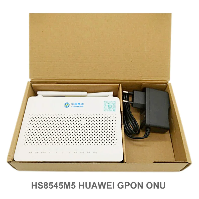 Бесплатная доставка huawei GPON ONU hg8546m 1GE + 3FE + VOICE + wifi + USB 100% Оригинальная английская прошивка HG8546M совместима с huawei OLT