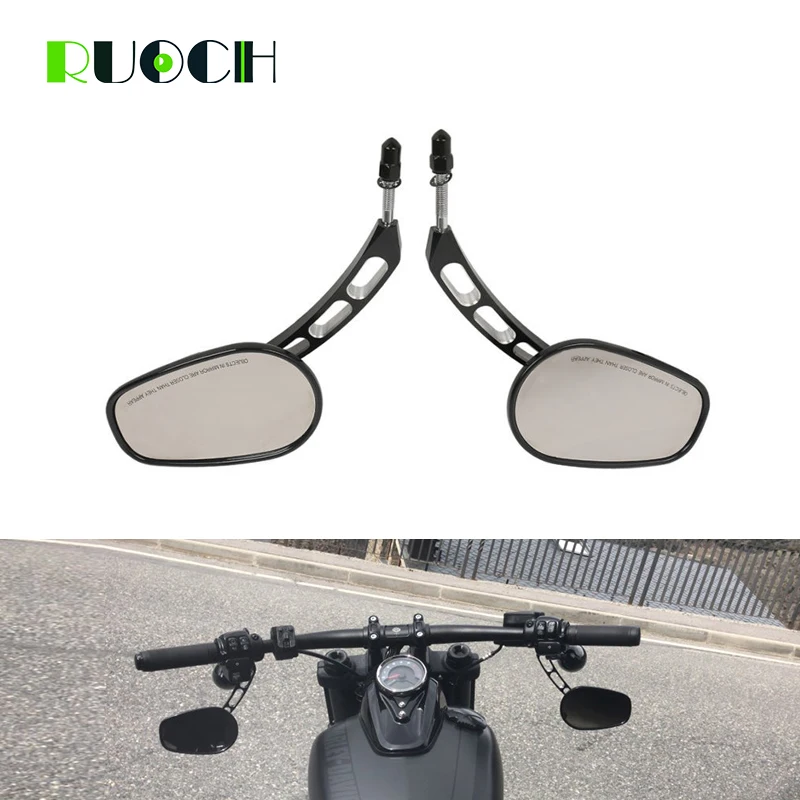 

Motorcycle Rear View Side Mirrors For Harley Road King Touring XL883 Sportster 1200 Fatboy Road King Glide Scooter Accessories