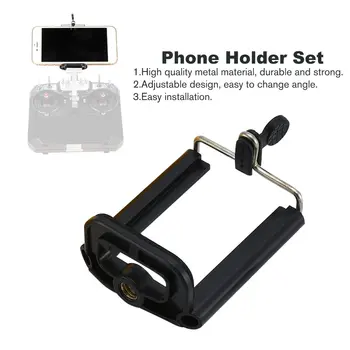 

5.5 inch Phone Holder Clip Bracket Phone Mount Support for FlySky FS-i6 i6S Remote Controller 2.4G RC Transmitter
