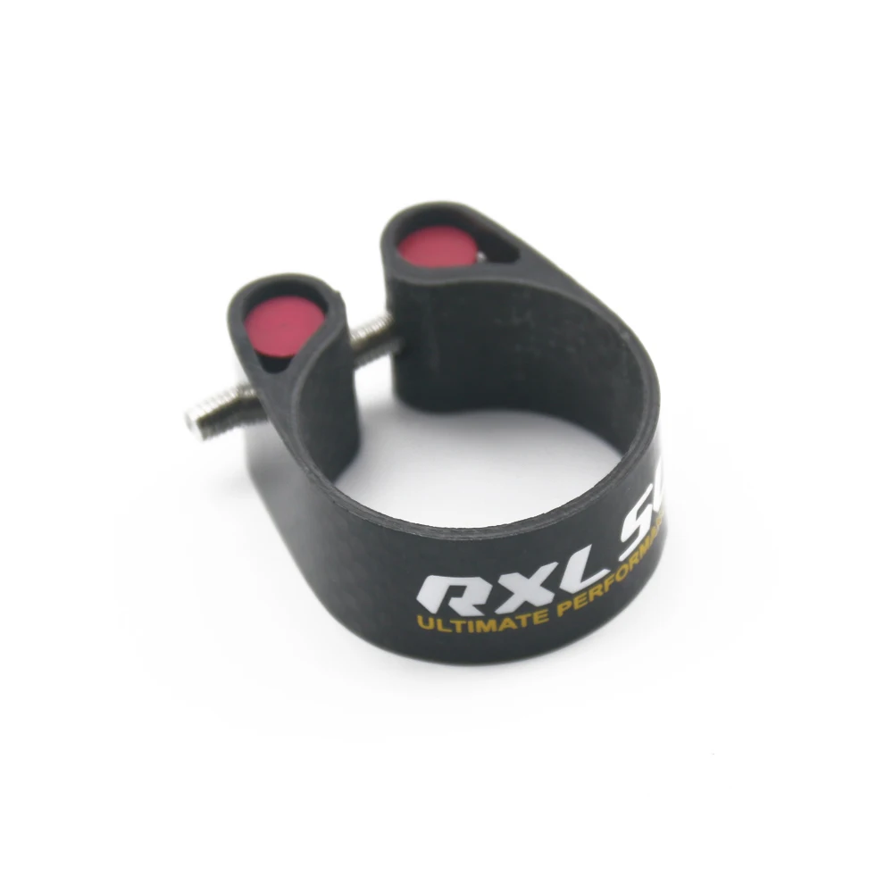 RXL SL Bicycle Seat Clamp Mountain Bikes Carbon Seatpost Clamps 31.834.9mm Road RedYellowBlueGreen Mtb Seatpost Clamp  (3)
