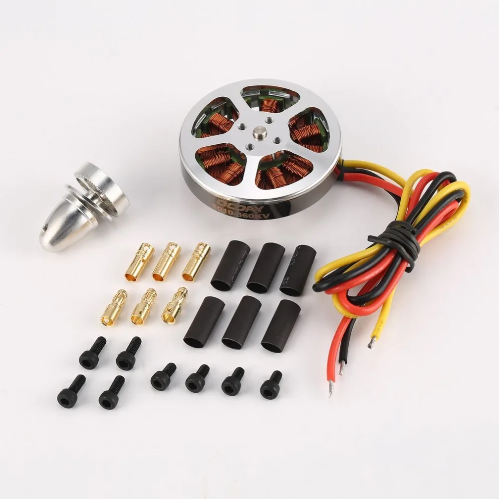 OCDAY 110g 5010 360KV с высоким крутящим моментом алюминиевые бесщеточные двигатели для ZD550 ZD850 RC Мультикоптер Квадрокоптер