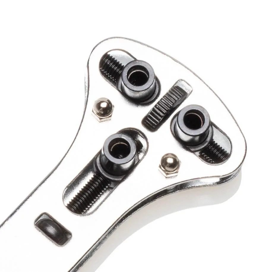 KINGBEIKE Adjustable Case Opener Watch Repair Tool Kit With Steel Teeth For Watchmaker High Quality Three-jaw Opener Set