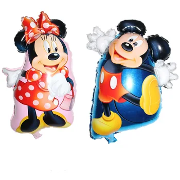 

50psc/new Mickey Minnie aluminum balloon children's toys balloon birthday wedding party decorations supplies