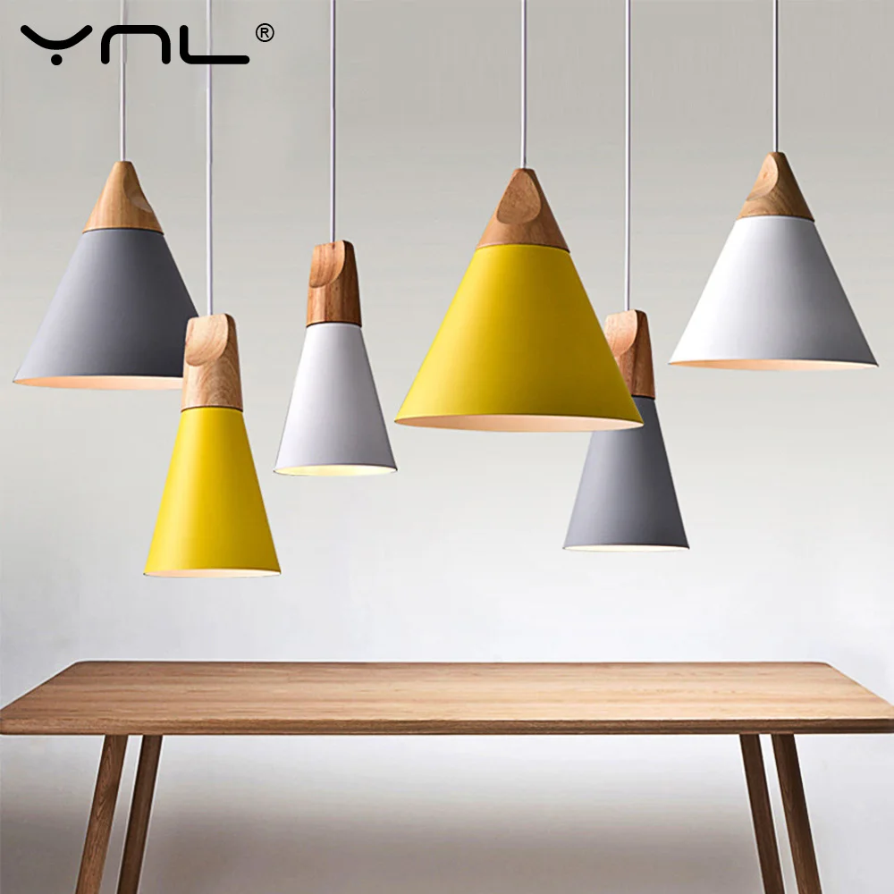 

Lampade a Sospensione Dining Room A Sospensione Moderna Colorato Ristorante Cafe Camera Da Letto Illuminazione pendant lights