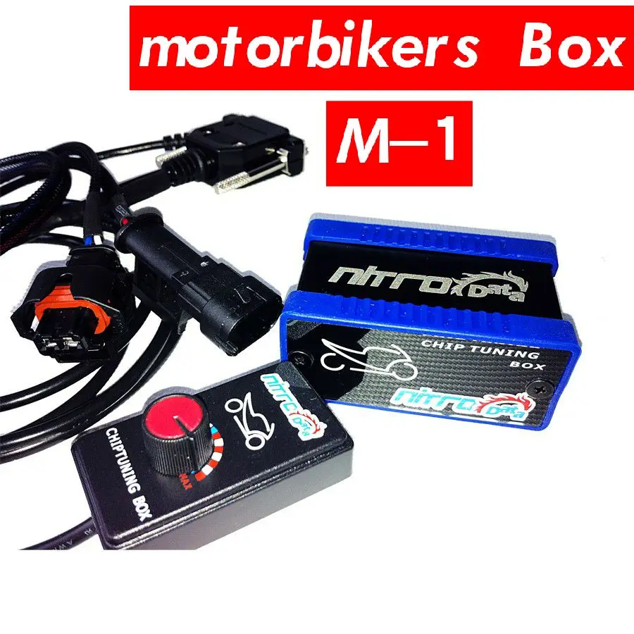 

NitroData Chip Tuning Box for Motorbikers M1 Hot Sale Bikes Power Box M1 for Getting More Power and Torque