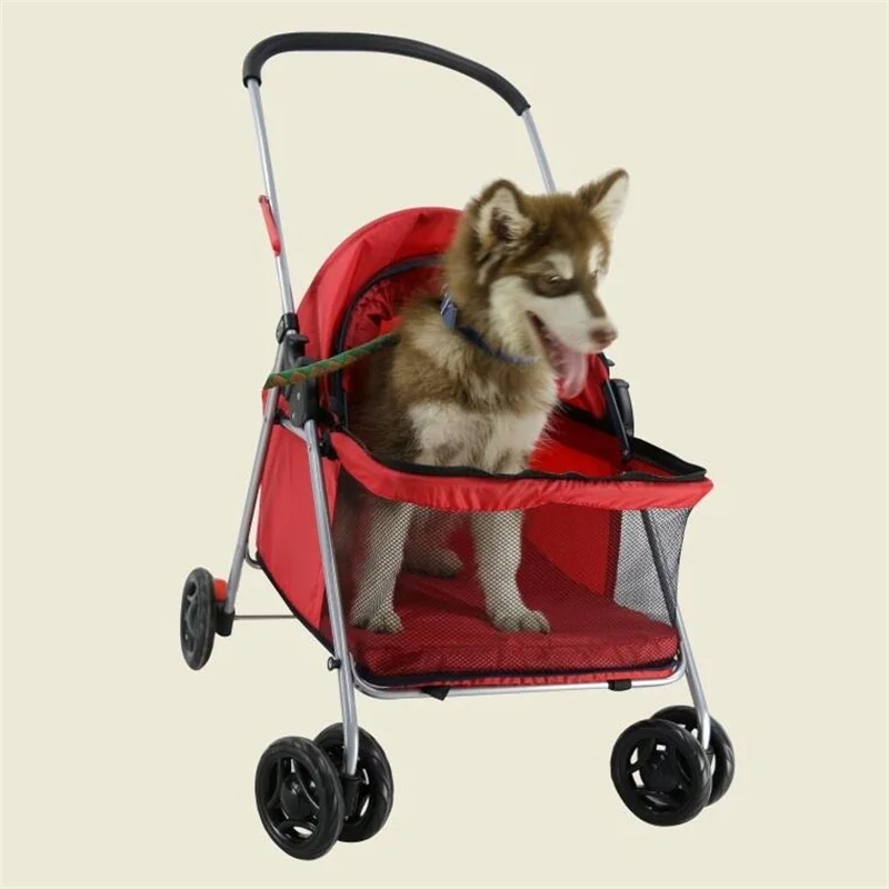

Portable Dog trolley folding Pet cart Pet Strollers