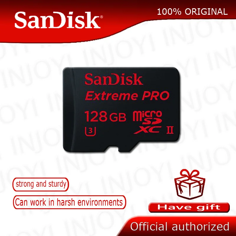 

SanDisk Extreme Pro microSDXC UHS-II Memory Card microSD Card TF Card 275MB/s 128GB Class10 U3 With USB3.0 Card Reader