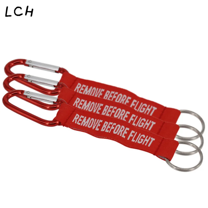 Remove Before Flight цепочка для ключей красный брелок тканый письмо ювелирные изделия