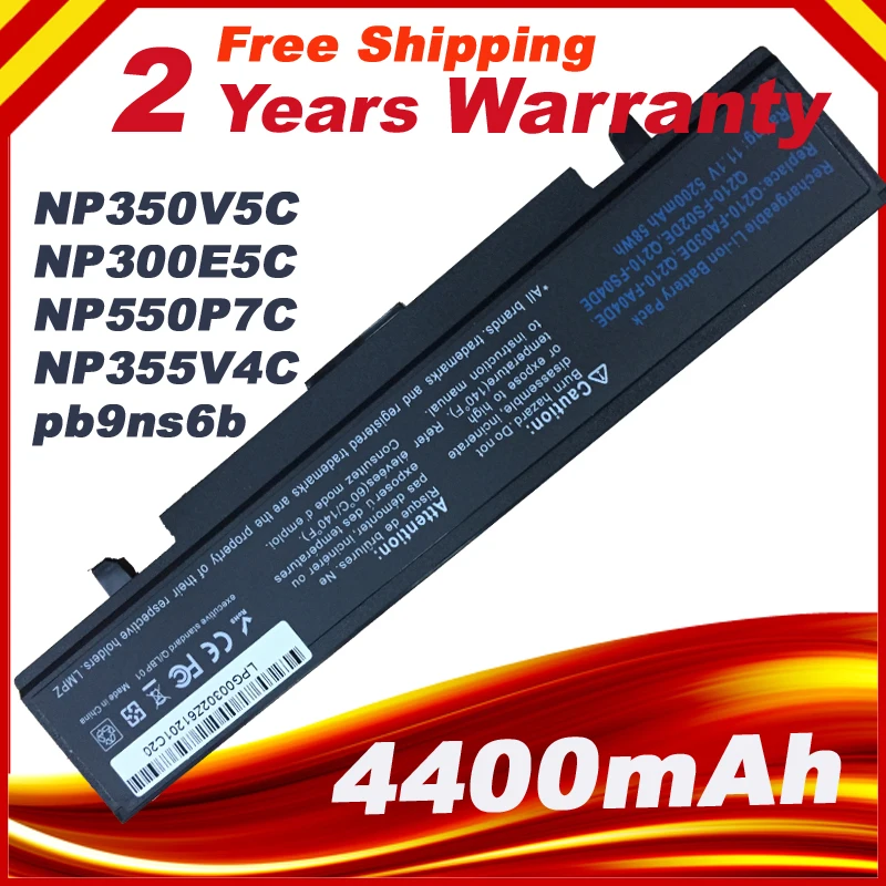 6Cells Laptop Battery For SAMSUNG NP350V5C NP300E5C NP550P7C NP355V4C ...
