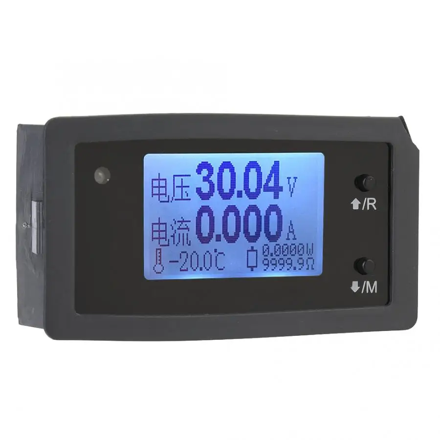 DTU-15020D DC 0~ 150 V Вольтметр 0~ 20A Ампер метр для набор солнечных батарей цифровой амперметр вольтметр