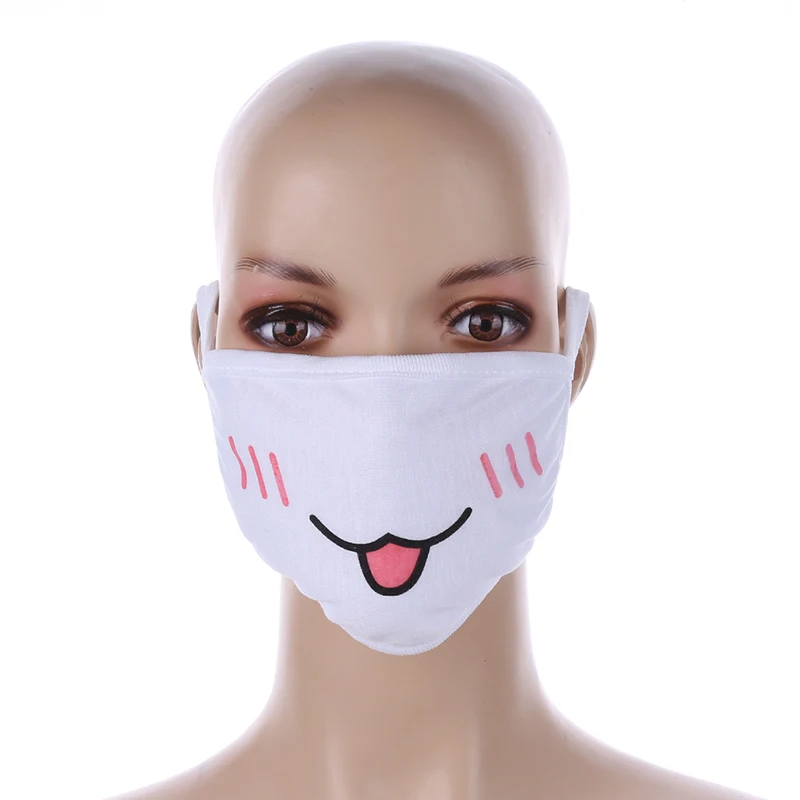 

1PC Lovely Anti-dust Mask Anime Expression Cotton Face Mask Unisex Mouth Masks Autumn Winter Masque Party Tool