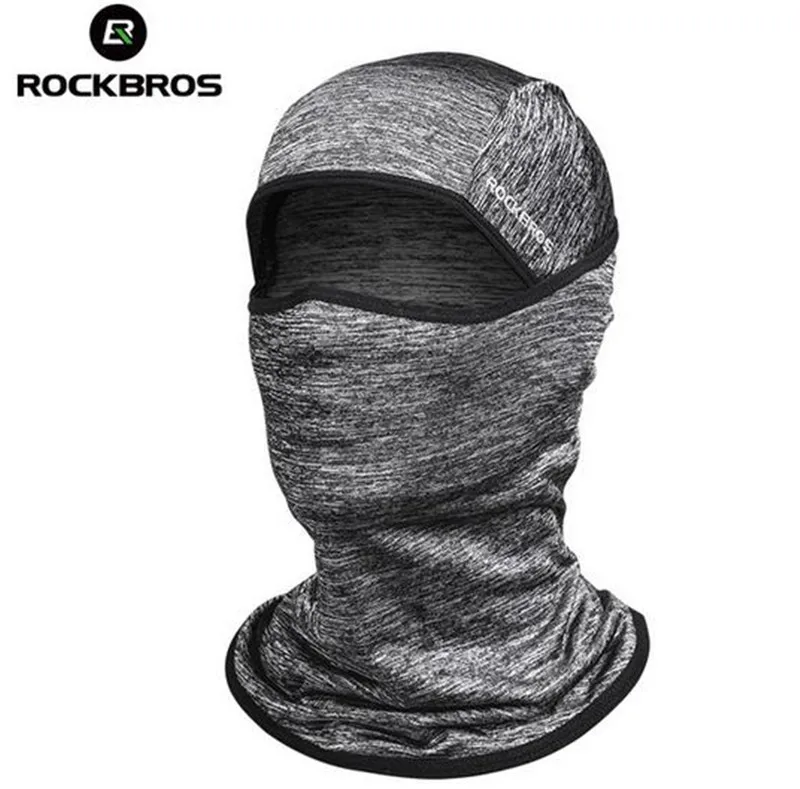 ROCKBROS Ice Fabric Hiking Cap Anti-UV Cycling Outdoor Sports Face Mask Sunshade  Headgear Bicycle Bike Bandana Face Mask