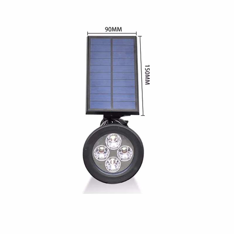 ar livre energia solar spotlight jardim gramado