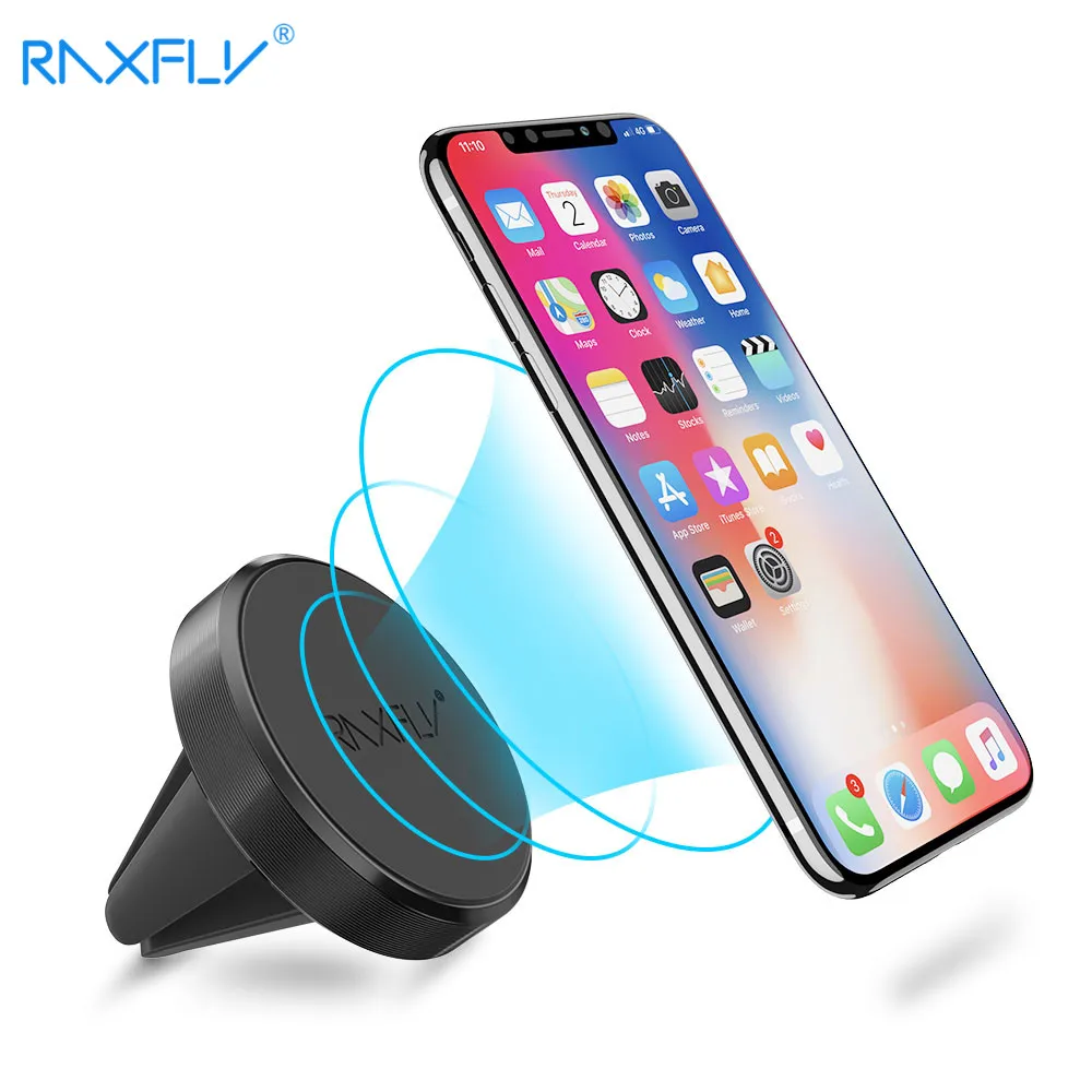 RAXFLY Auto Telefon Halter Magnetische Air Vent Halterung Magnet Smartphone Unterstützung Mobile Au