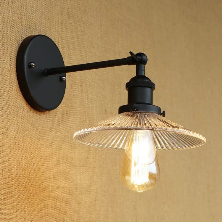 Ретро Винтаж Лофт Стиль edison бра гладить Стекло Винтаж Настенные светильники промышленных настенный светильник дома Освещение Lamparas