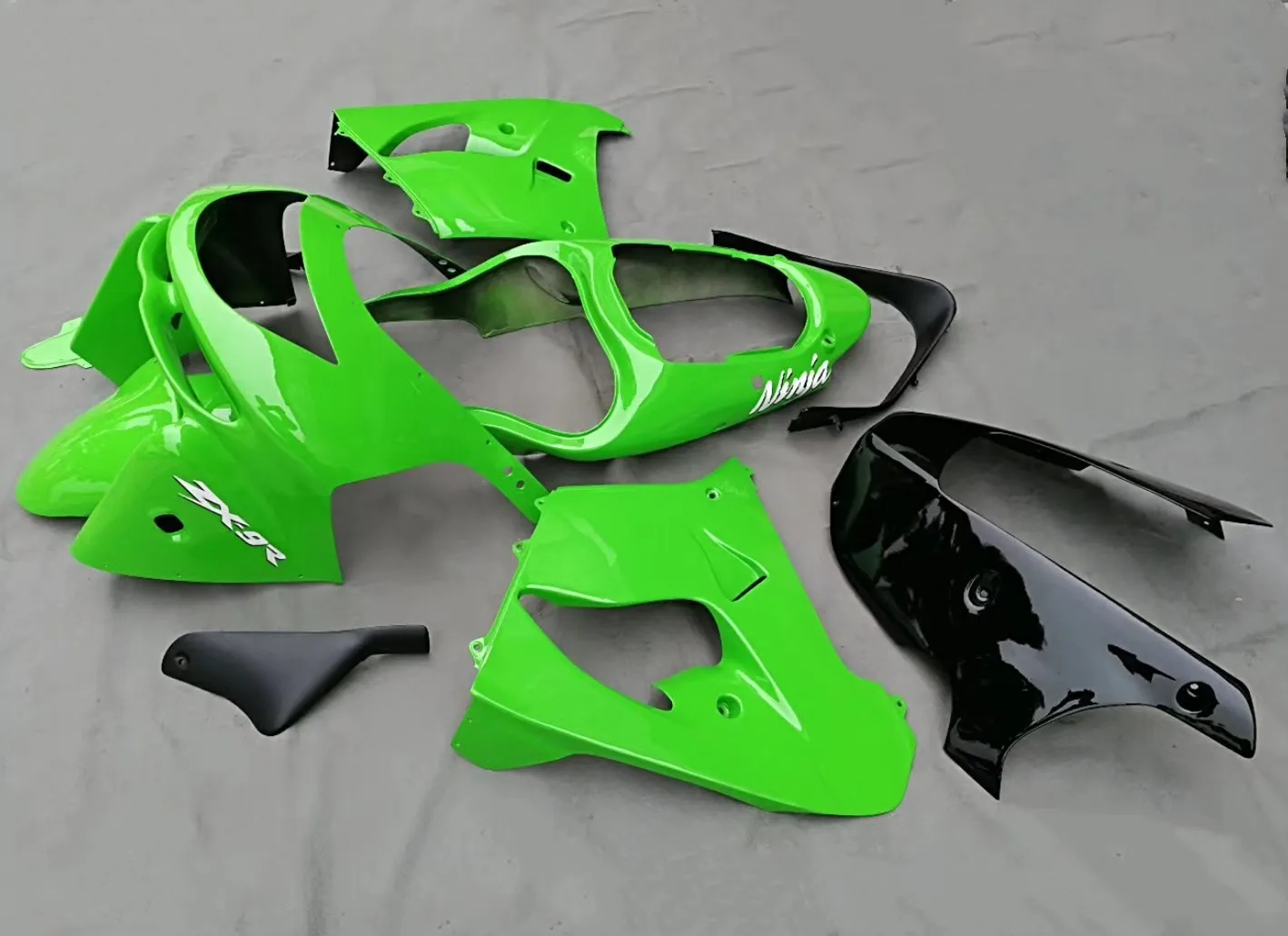 Motorcycle Fairing Kit Bodywork For Kawasaki Ninja ZX9R ZX 9R ZX 9R 1998  1999 98 99 Full Fairings Cowl Green Manual Molding-in Covers & Ornamental  Mouldings ...