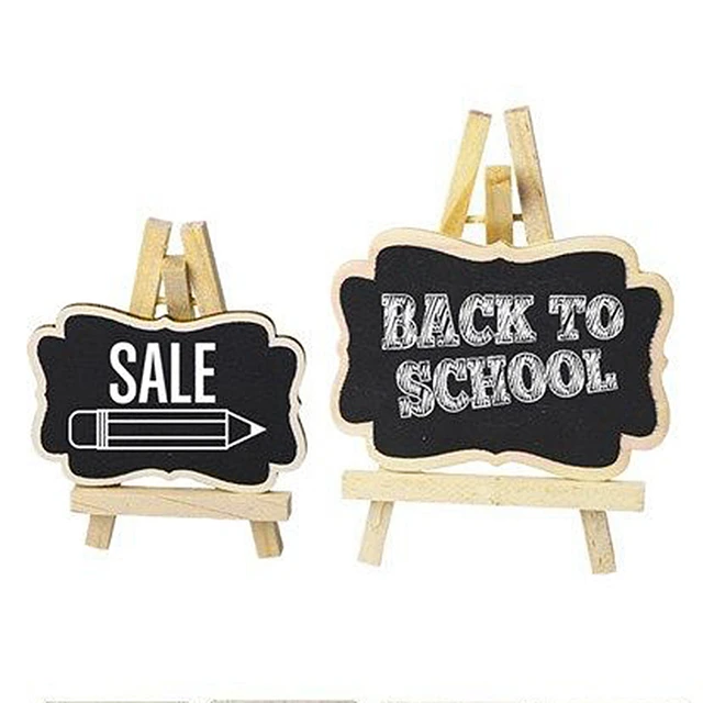 6pcs Set Mini Chalkboard Place Cards Hanging Blackboard Double Sided 6pcs Set Mini Chalkboard Place Cards Hanging Blackboard Double Sided Wedding Party Table Number