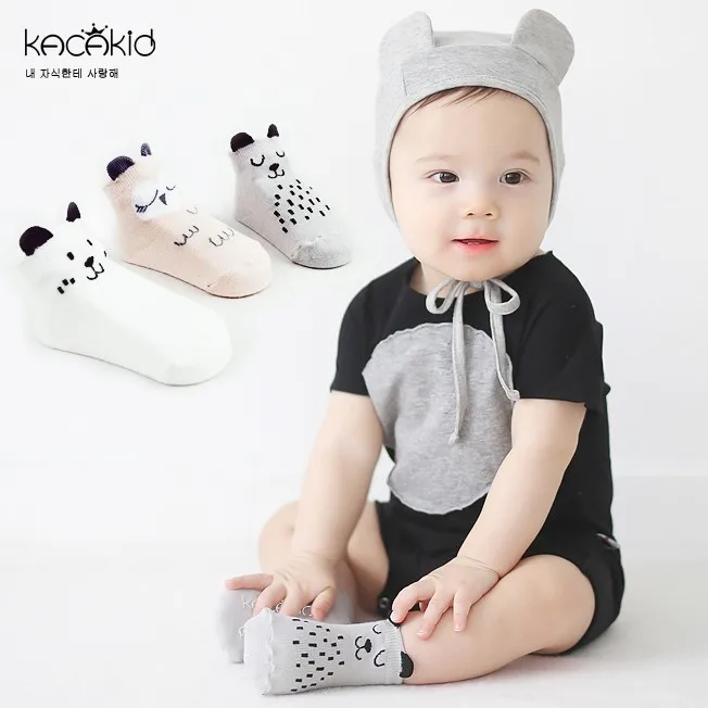 Новое поступление, носки для новорожденных, детские носки из 100% хлопка с рисунками, хлопковые носки для младенцев