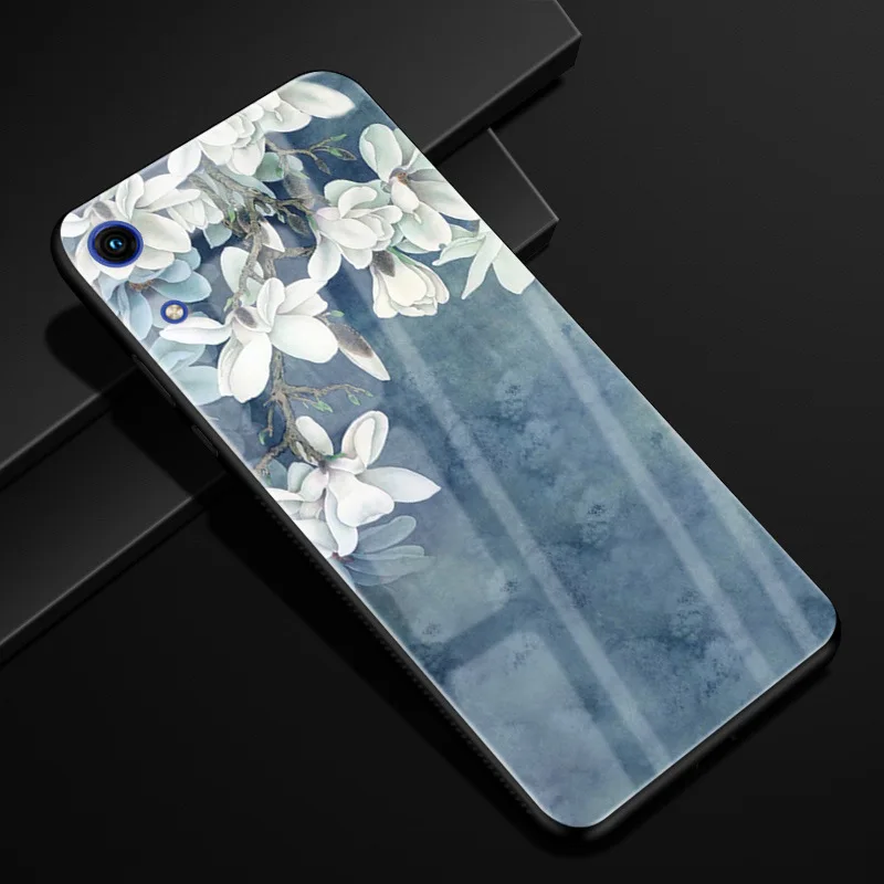 Чехол для huawei Honor 8A, чехол для Honor 8A из закаленного стекла, черный чехол-бампер для huawei Honor 8A, A8, 8 A, чехол-накладка - Цвет: 06