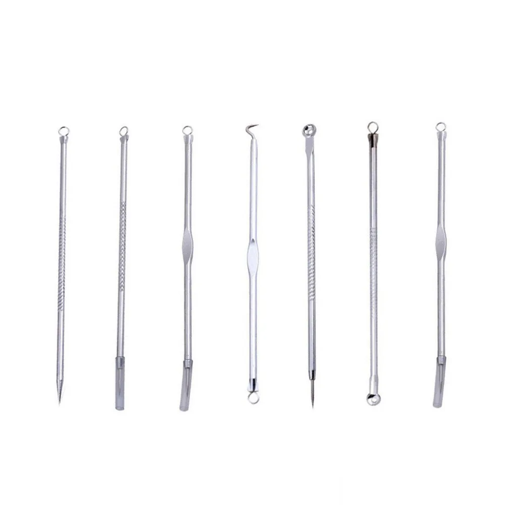 

Acne Removal Needle Blackhead Remover 7 Pcs Pimple Blemish Comedone Acne Extractor Remover Tool Set Professional Tools #35