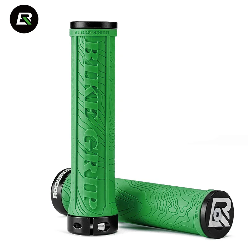 

Rockbros Bicycle Grips Professional Mountain Bike Grips Rubber Anti-skid Cycling Handlebars Grips Bicycle Parts