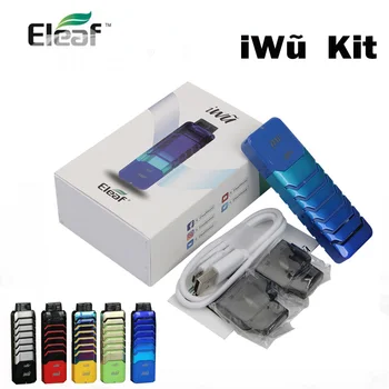 

Vaporizer Eleaf iWu Pod System Kit with 700mah iWu Battery 15W Electronic Cigarette Vape Pen with 2ML Tank Cartridge