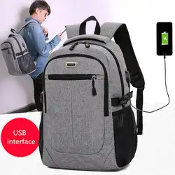 Рюкзаки повседневные парусиновые дорожные унисекс для ноутбука дизайнерская Студенческая школьная сумка USB рюкзак непромокаемые