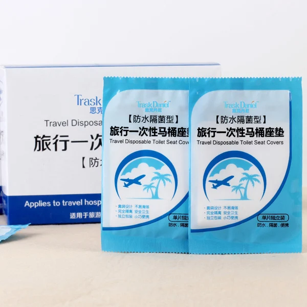 

Disposable Toilet Seat Cover Waterproof Portable Antibacterial Travel Safety J2Y