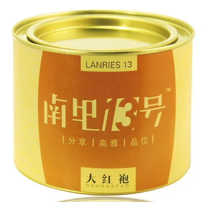 Oolong tea big red robe autumn wuyi round tin 50 |