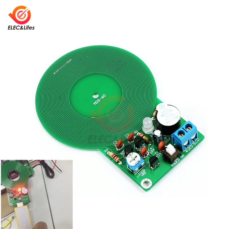 

DC 3V-5V DIY Kit Metal Detector Electronic Kits non-contact Sensitive Sensor Board Module