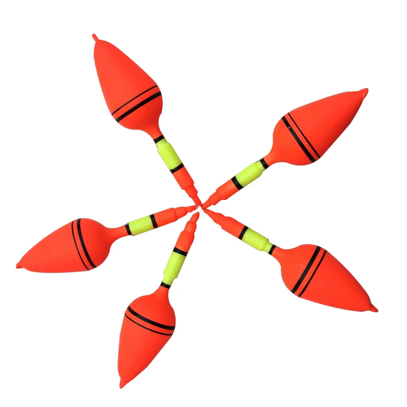 4 قطع الفضة الكارب الصيد معالجة الصيد تعويم بوبر البحر الوحش مع ستة قوية كرات بلاستيكية سدادة العوامة boia رفرفة