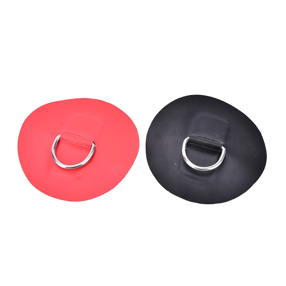 

1Pcs 6 inch Stainless Steel Inflatable Boat Kayak Dinghy D-RINGS PVC Patch Black/Red High Quality