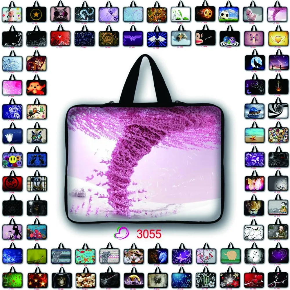 

7 9.7 11.6 13 13.3 14 14.4 15 15.6 17 17.3 case print notebook bag sleeve Laptop Bag pouch cover briefcase for lenovo LB-3055