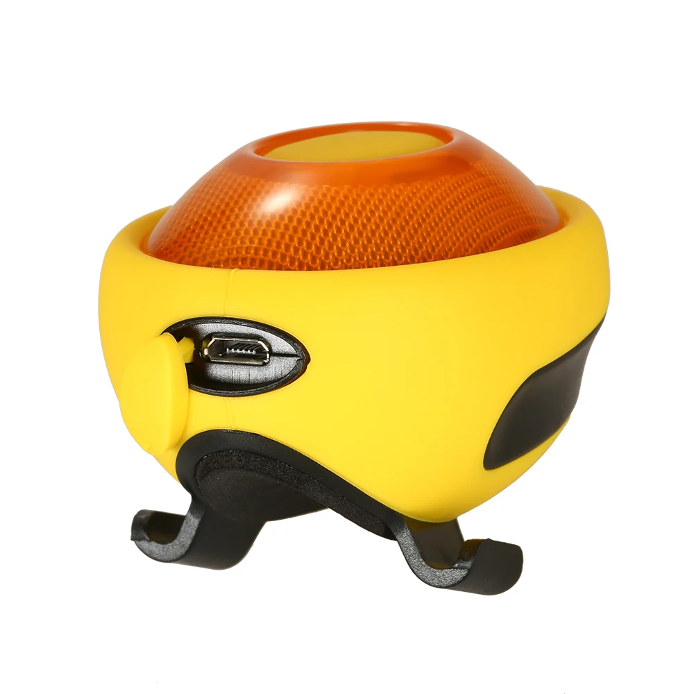 Best Lixada Bicycle Light USB Rechargeable Bike Brake Tail Lamp Safety Warning Bike Lights LED Rearlight for Night Riding 4 Colors 5