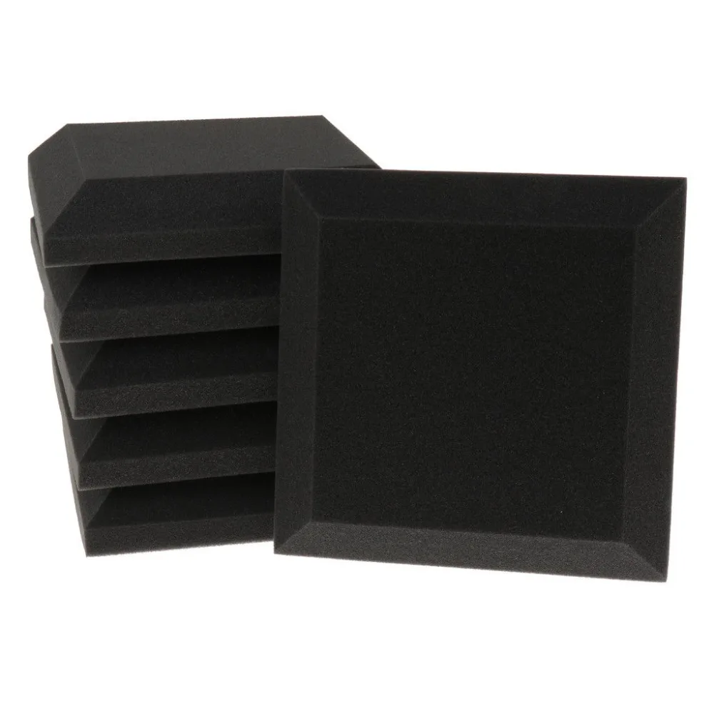

6 PCS Acoustic Foam Panels 50mm Thickness Studio Room Sound Treatment Tiles