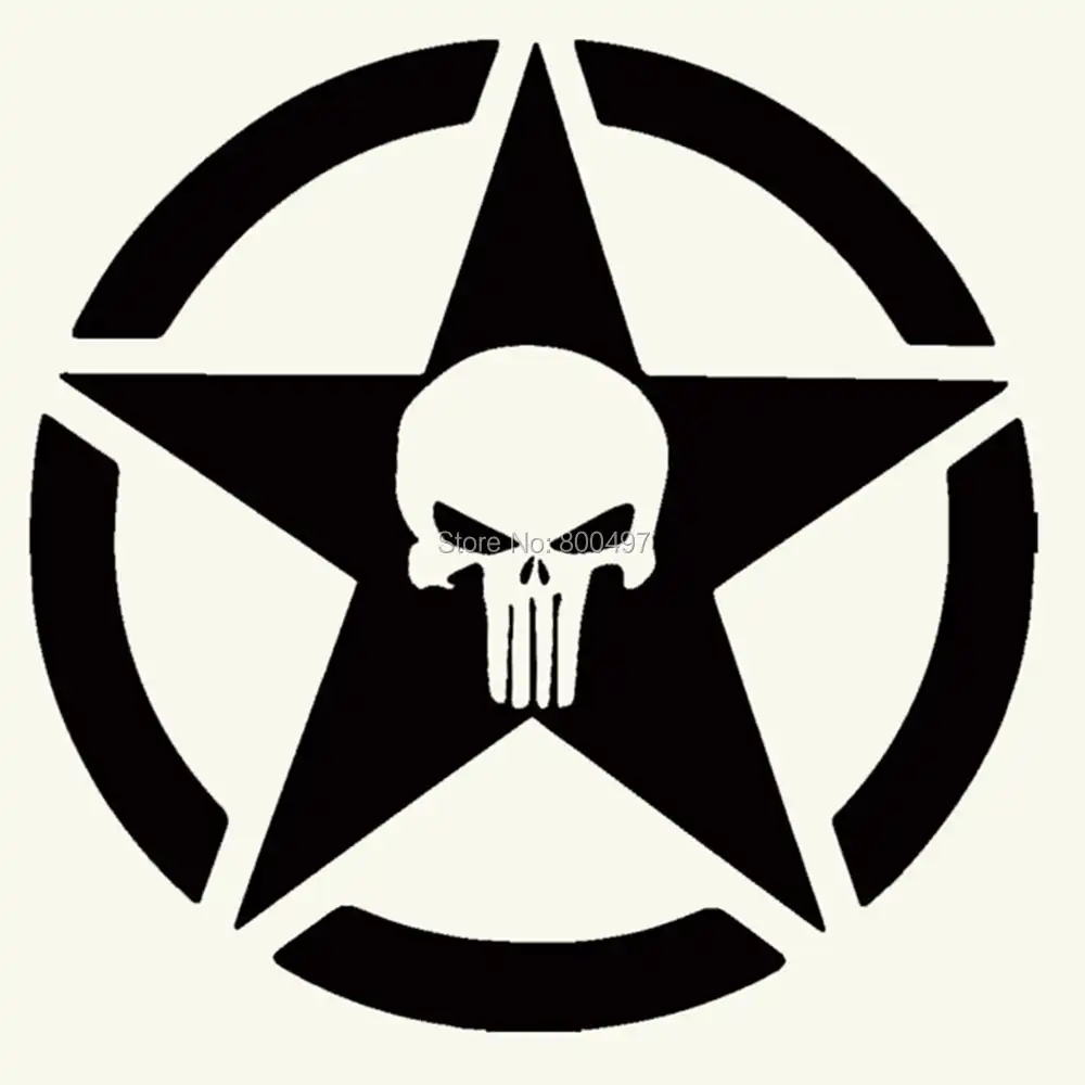 Neue Design Lustige Schadel Mit Funf Sterne Logo Kreative Auto Aufkleber Cartoon Auto Aufkleber Auto Auto Body Aufkleber Kreative Muster Vinyl Cartoon Car Sticker Car Bumpersticker Car Aliexpress