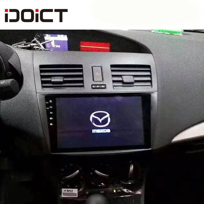 Excellent IDOICT Android 8.1 IPS 2G+32G 8 CORE Car DVD Player GPS Navigation Multimedia For Mazda 3 Radio 2007-2013  car stereo 2